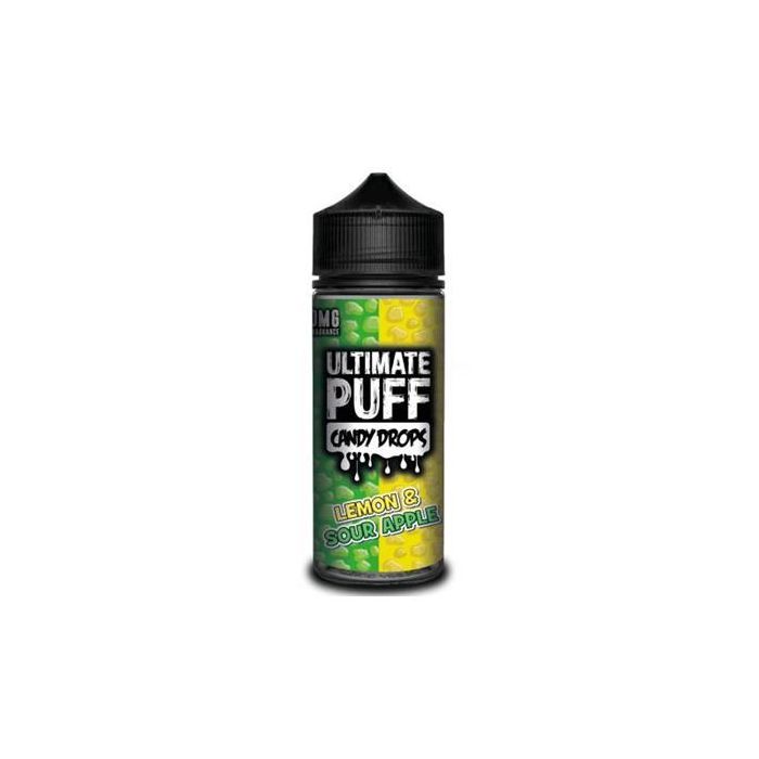 Ultimate Puff Candy Drops Lemon & Sour Apple 100ML Short Fill E-Liquid