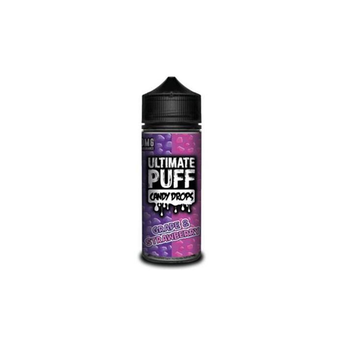 Ultimate Puff Candy Drops Grape & Strawberry 100ML Short Fill E-Liquid