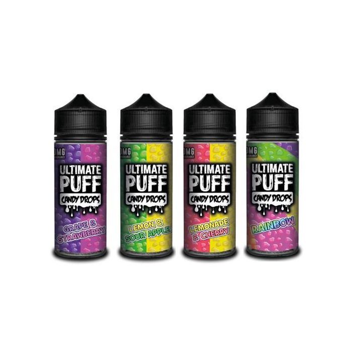Ultimate Puff Candy Drops Strawberry Melon 100ML Short Fill E-Liquid