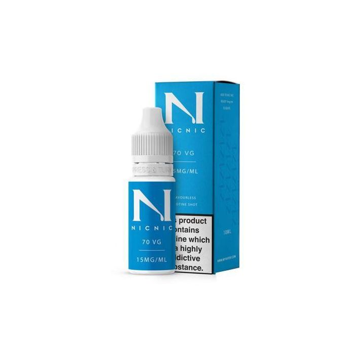 15mg Nic Nic Flavourless Nicotine Shot 10ml 70VG