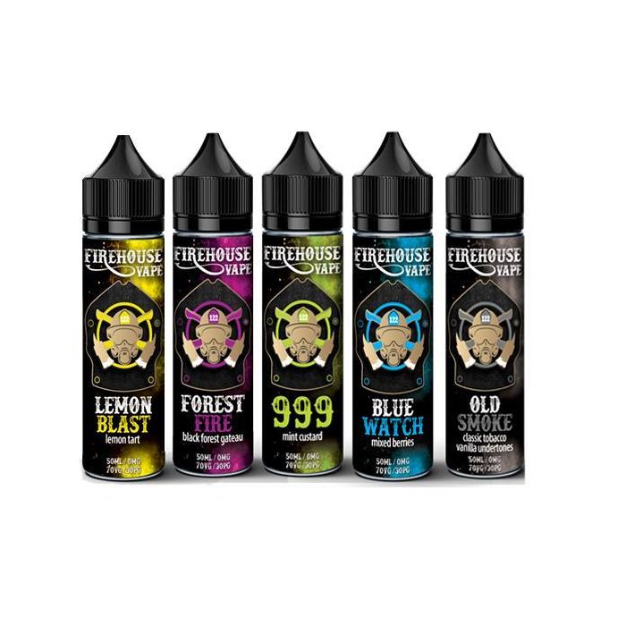 Blues and Twos by Firehouse Vape 50ml Short Fill E-Liquid