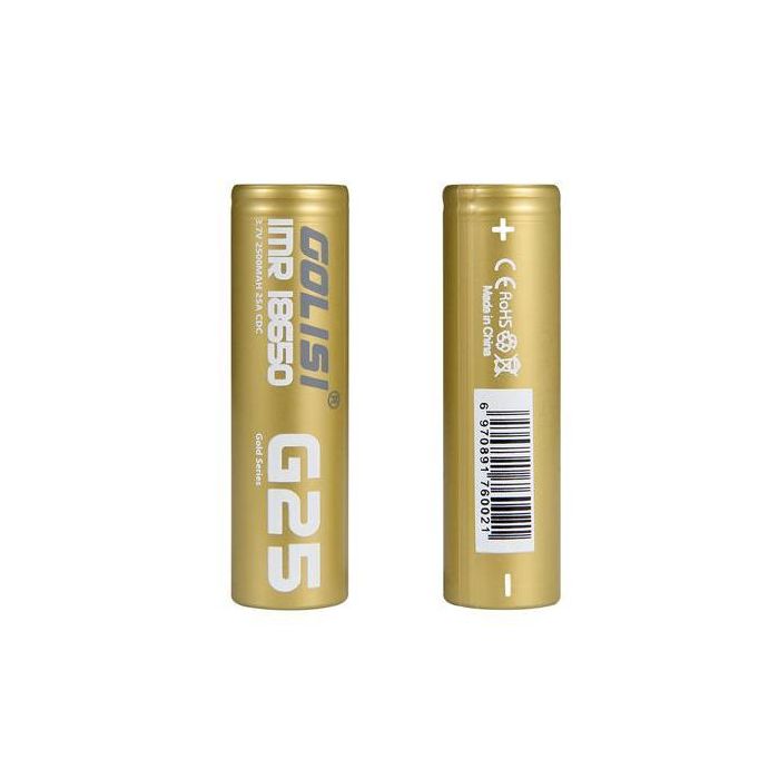 Golisi G25 18650 Battery 2500mAh 20A