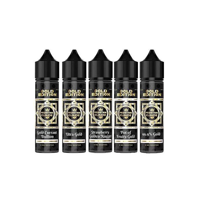 Prestige Cloudz Gold Edition Gold Currant Bullion 50ml Short Fill E-Liquid