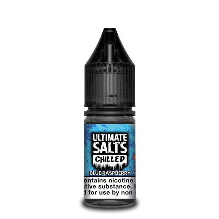 Blue Raspberry Nic Salt E-Liquid by Ultimate Puff Salts Chilled 10ml