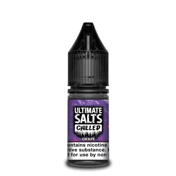 Grape Nic Salt E-Liquid by Ultimate Puff Salts Chilled 10ml