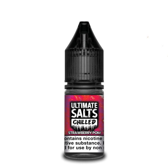 Strawberry Pom Nic Salt E-Liquid by Ultimate Puff Salts Chilled 10ml