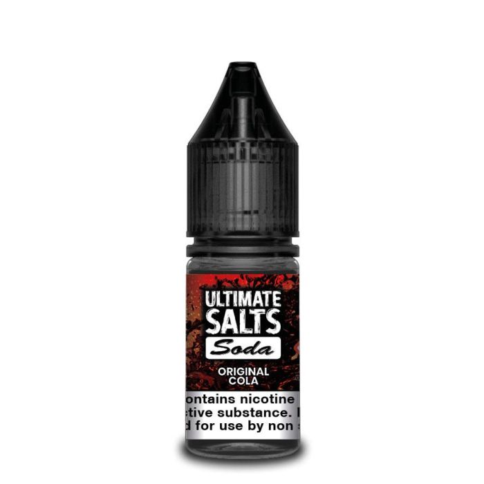 Original Cola Nic Salt E-Liquid by Ultimate Puff Salts Soda 10ml