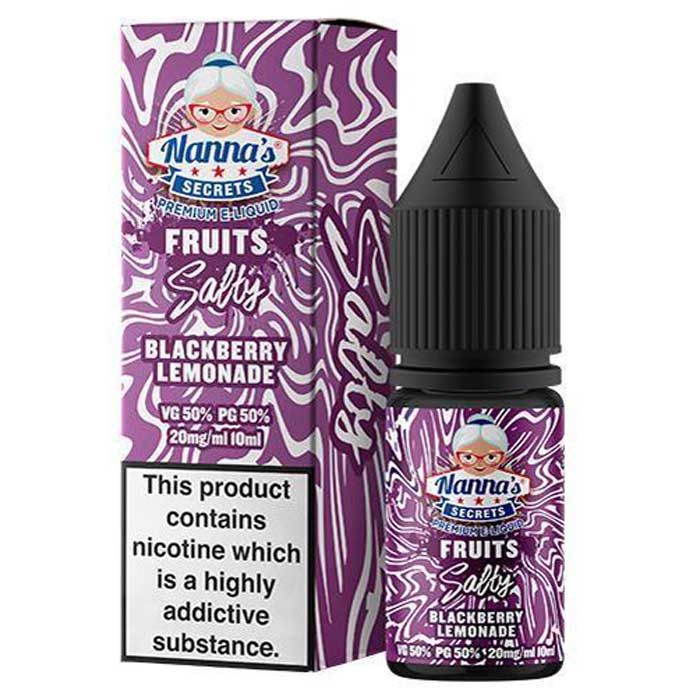 Blackberry Lemonade by Nanna's Secrets Fruits Nic Salt E-Liquid 10ml