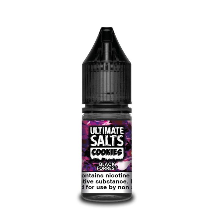 Black Forrest Nic Salt E-Liquid by Ultimate Puff Salts Cookies 10ml