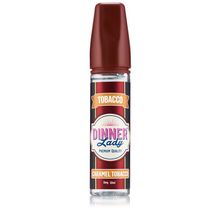 Caramel Tobacco by Dinner Lady Tobacco 50ml Short Fill E-Liquid