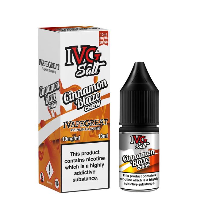Cinnamon Blaze Salt E-Liquid by IVG Chew 10ml