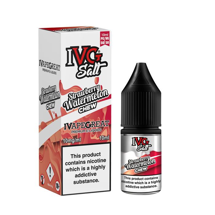 Strawberry Watermelon Salt E-Liquid by IVG Chew 10ml