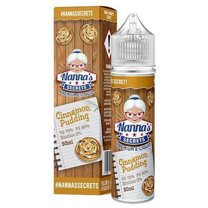 Cinnamon Pudding by Nanna's Secrets Original Series Short Fill E-Liquid