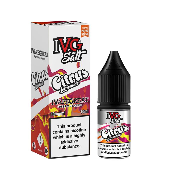 Citrus Lemonade Salt E-Liquid by IVG Mixer 10ml