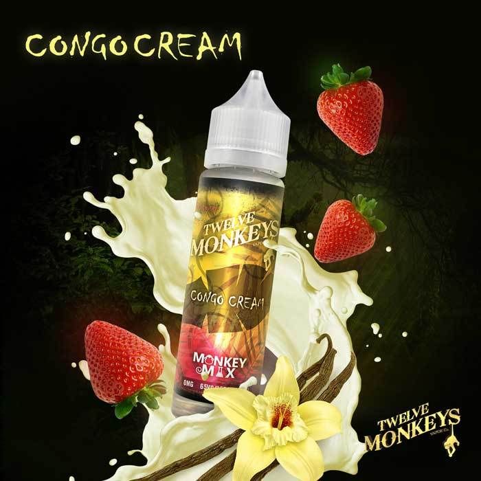 Congo Cream by Twelve Monkeys 50ml Short Fill E-Liquid