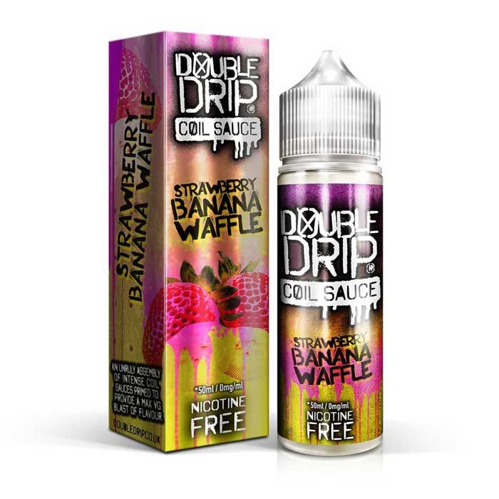 Strawberry Banana Waffle by Double Drip 50ml Short Fill E-Liquid