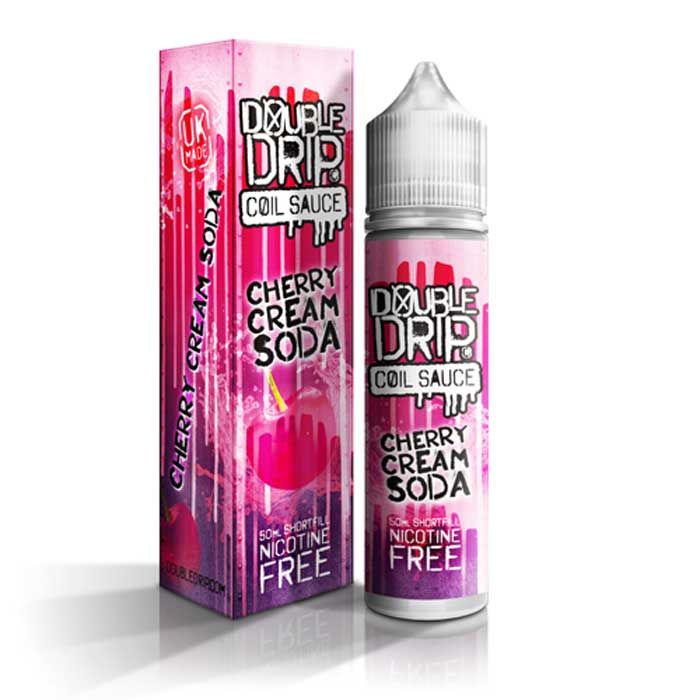 Cherry Cream Soda by Double Drip 50ml Short Fill E-Liquid