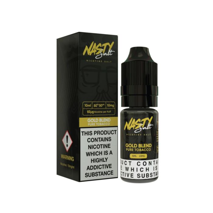 Gold Blend Nic Salt E-Liquid by Nasty Juice 10ml