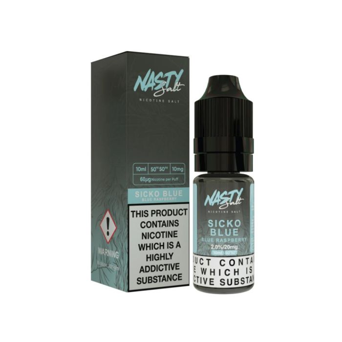 Sicko Blue Nic Salt E-Liquid by Nasty Juice 10ml