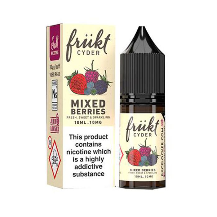 Mixed Berries by Frukt Cyder Nic Salt E-Liquid 10ml