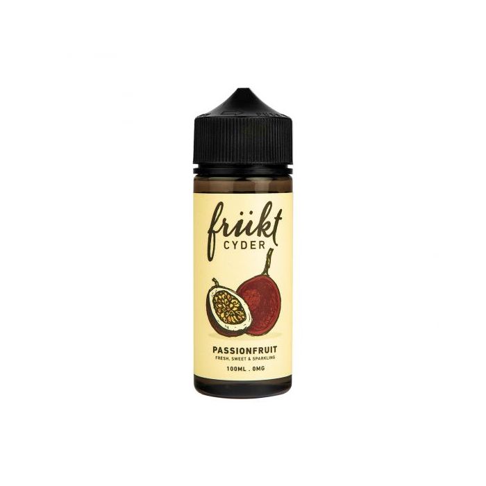 Passion Fruit by Frukt Cyder 100ml Short Fill E-Liquid