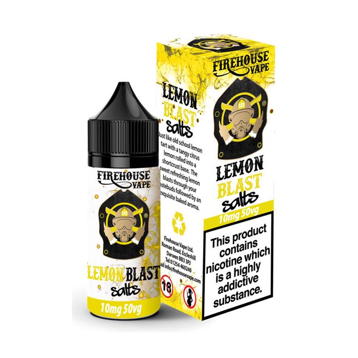 Lemon Blast by Firehouse Vape Nic Salt E-Liquid 10ml