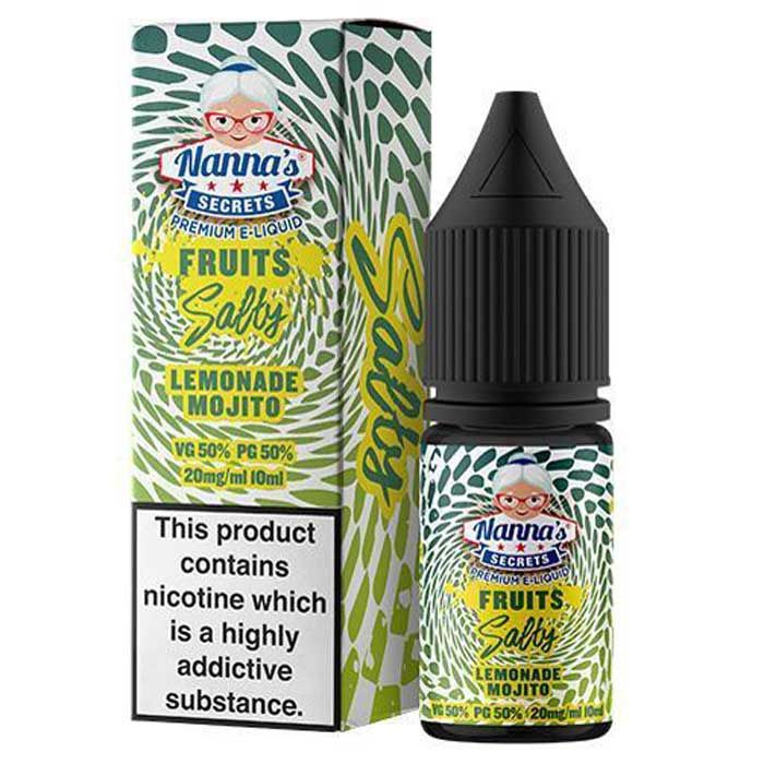 Lemonade Mojito by Nanna's Secrets Fruits Nic Salt E-Liquid 10ml