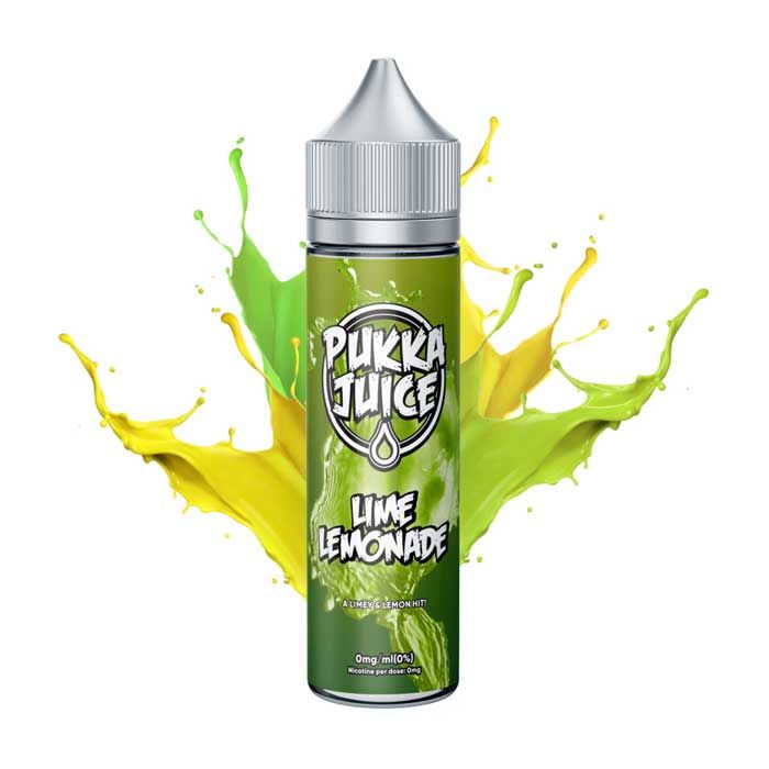 Pukka Juice Lime Lemonade 50ml Short Fill E-Liquid