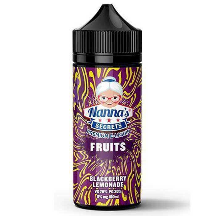 Blackberry Lemonade by Nanna's Secrets Fruits Series 100ml Short Fill E-Liquid