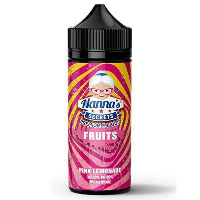 Pink Lemonade by Nanna's Secrets Fruits Series 100ml Short Fill E-Liquid