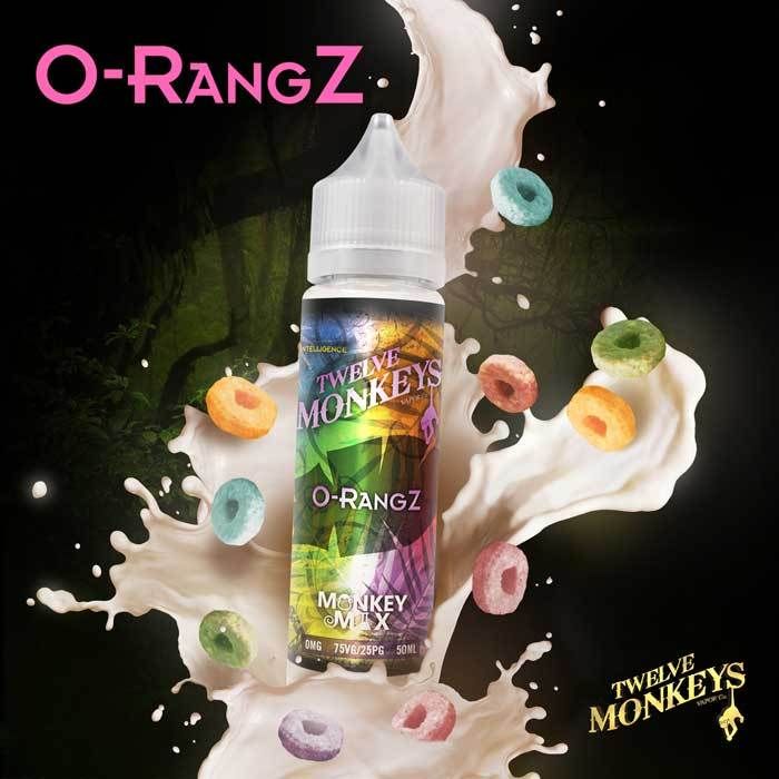 O-Rangz by Twelve Monkeys 50ml Short Fill E-Liquid