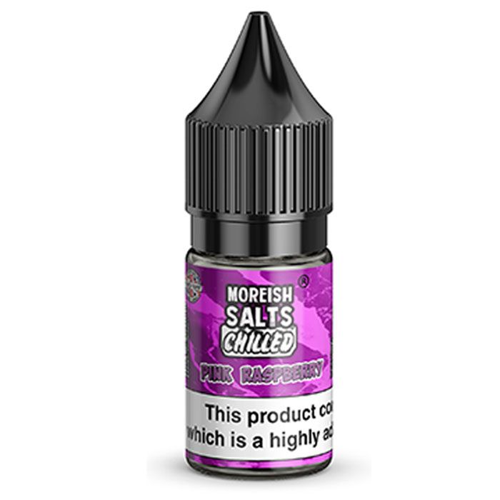 Moreish Puff Pink Raspberry Nic Salt E-Liquid 10ml