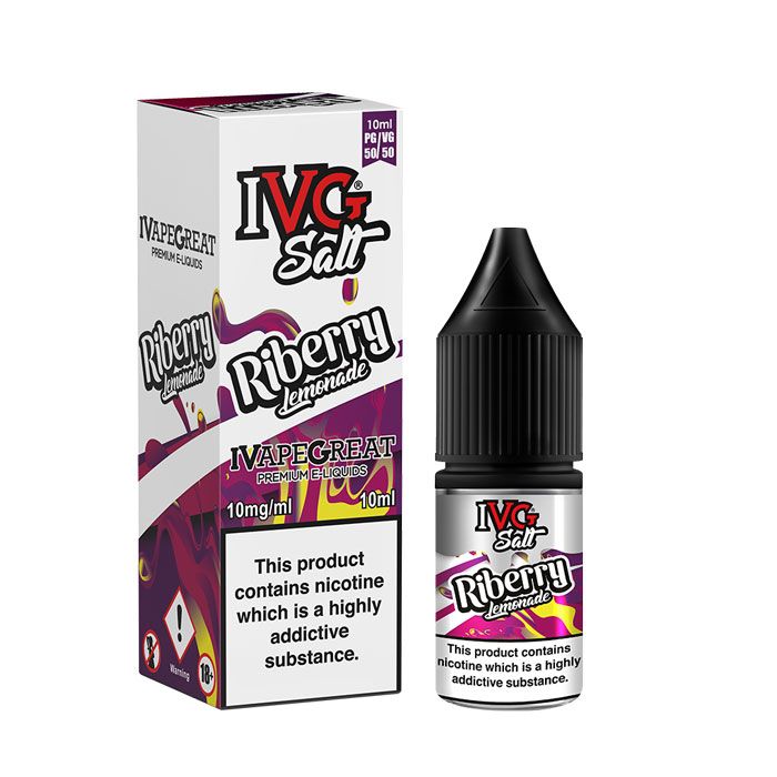 Riberry Lemonade Salt E-Liquid by IVG Mixer 10ml