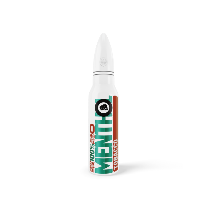 Tobacco by Riot Squad 100% Menthol 50ml Short Fill E-Liquid