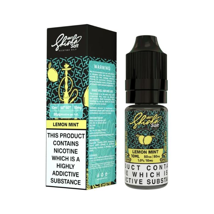 Lemon Mint Nic Salt E-Liquid by Nasty Juice Shisha 10ml