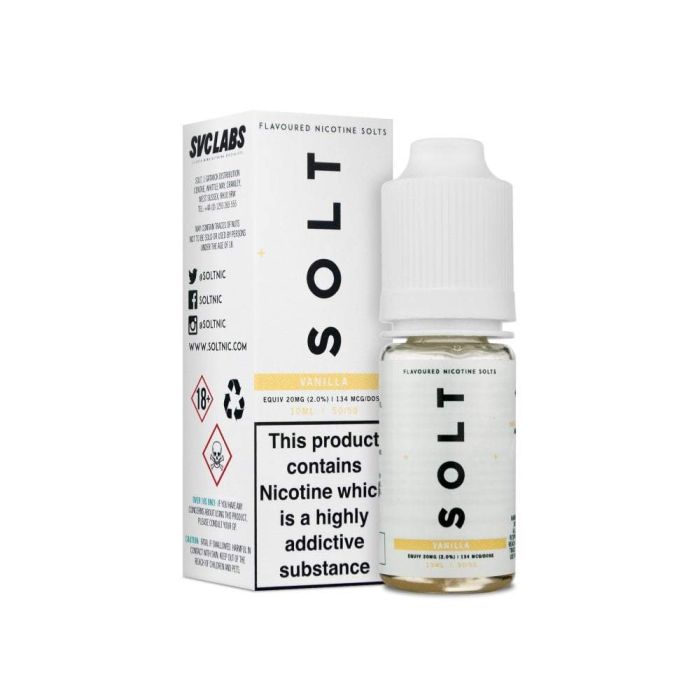 Solt Vanilla Nic Salt E-Liquid 10ml