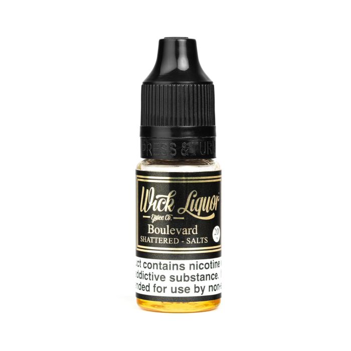 Boulevard Shattered Nic Salt E-Liquid by Wick Liquor 10ml